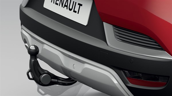 Punane Renault Captur kokkuklapitav poolautomaatne veokonks