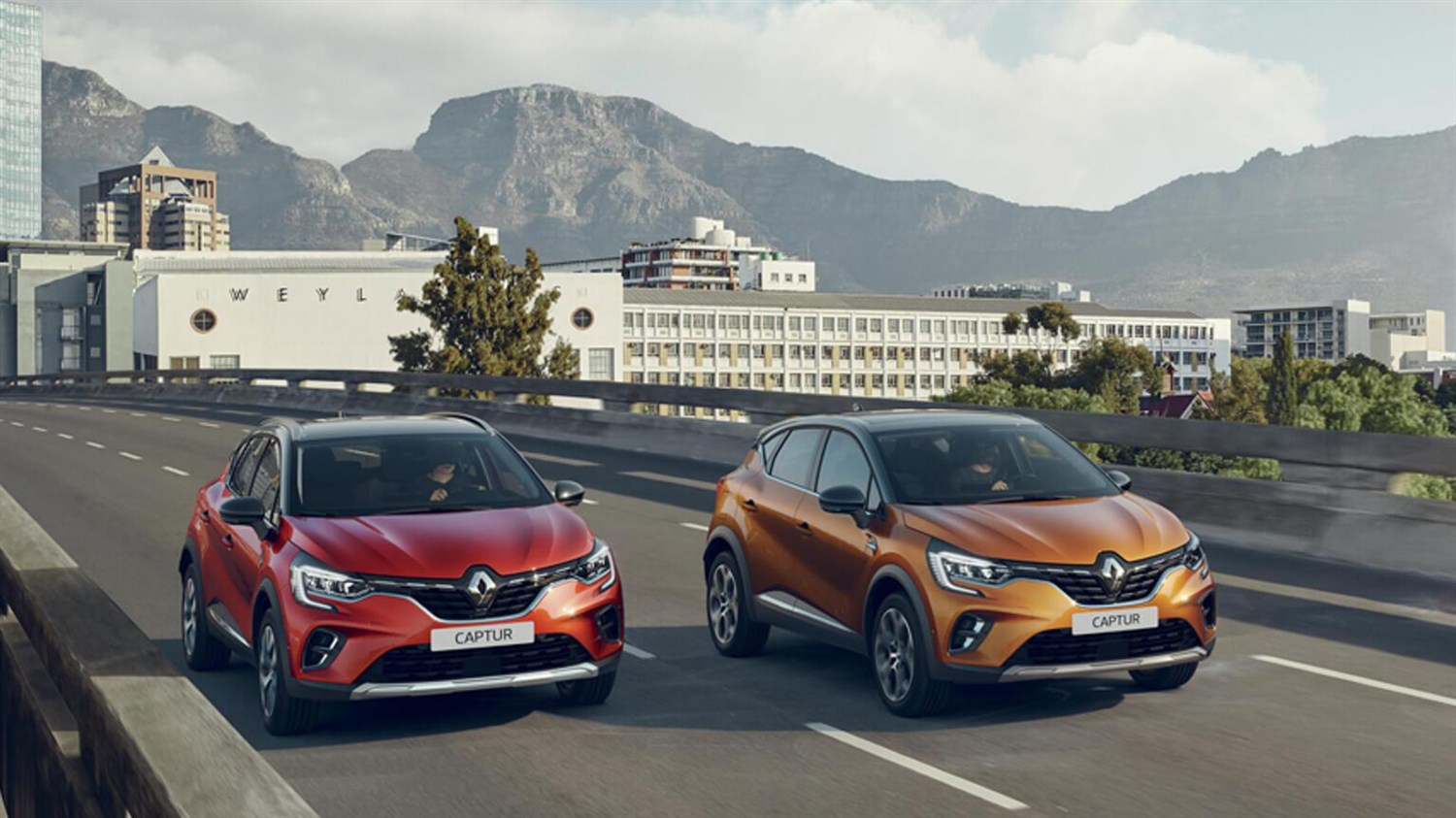 Renault Captur kere väliskujundus punane oranž