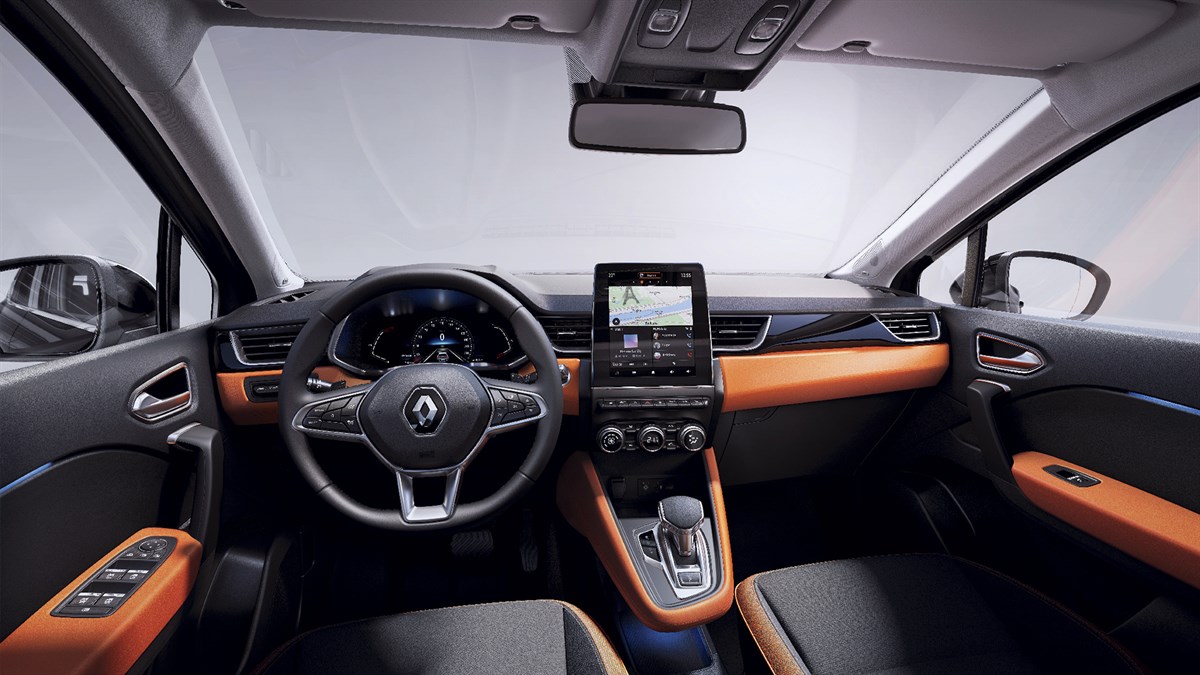 Renault Captur sisekujundus isikupärastatud